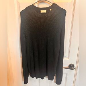 7 for All Mankind Men's Black Sweater